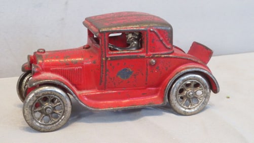 1930's Arcade Model A Roadster with driver and rumble seat