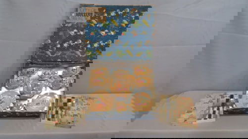 Child's Little Hostess Set and 2 nickel silver place settings in original box