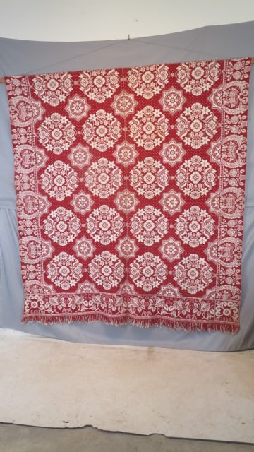 1852 Wayne Co., Indiana John Rogers coverlet (1 of 9)