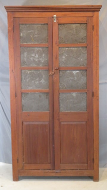 Pre-Civil War walnut & poplar pie safe (1 of 12)