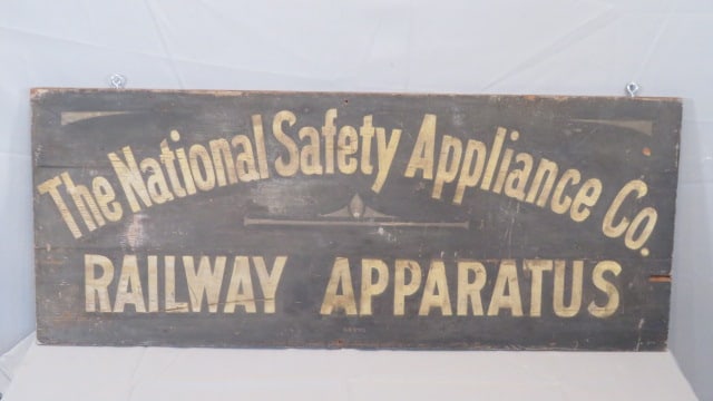 Trade Sign for The National Safety Appliance Co., Railway Apparatus (1 of 6)