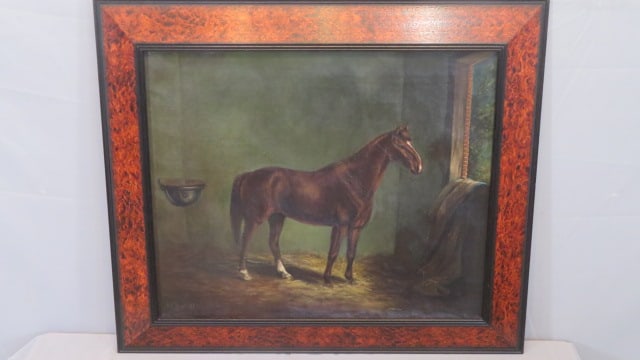 O/C portrait of horse signed, dated 1880 (1 of 10)