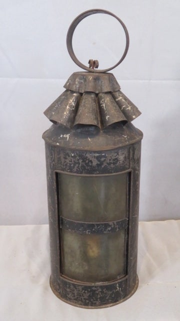 Mid-19th century tin candle lantern (1 of 5)