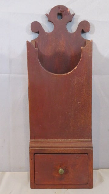 18th century pine pipe box (1 of 12)