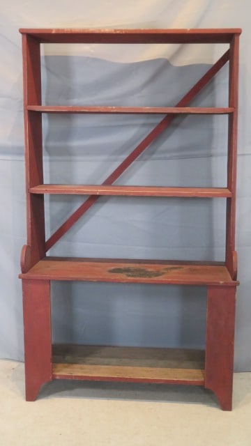 Early 19th century open cupboard (1 of 10)