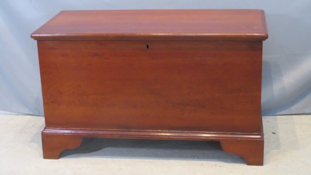 Cherry dovetailed blanket chest (1 of 6)