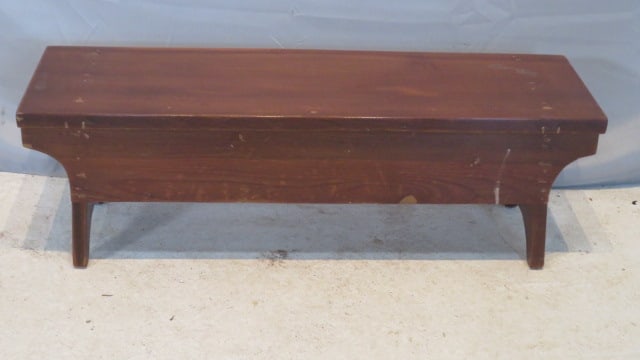Poplar plant bench: Poplar plant bench, 12"T x 36"L x 11.25"D