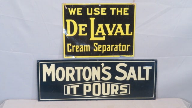 2 tin advertising signs (1 of 5)