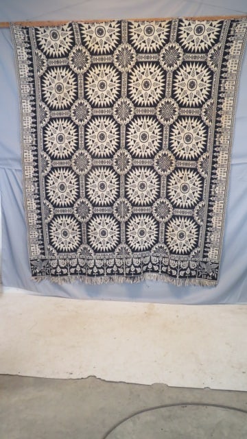 1846 Samuel Graham, Henry Co., Indiana coverlet (1 of 11)