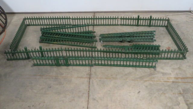 2 sets of wood Christmas tree fence (1 of 3)