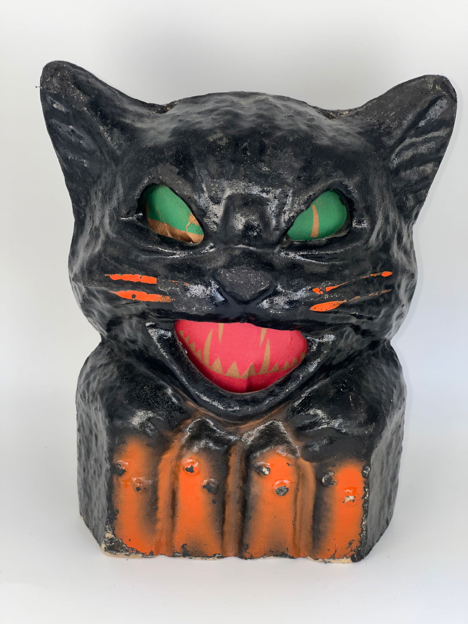 Black Cat Paper Mache Lantern (1 of 6)