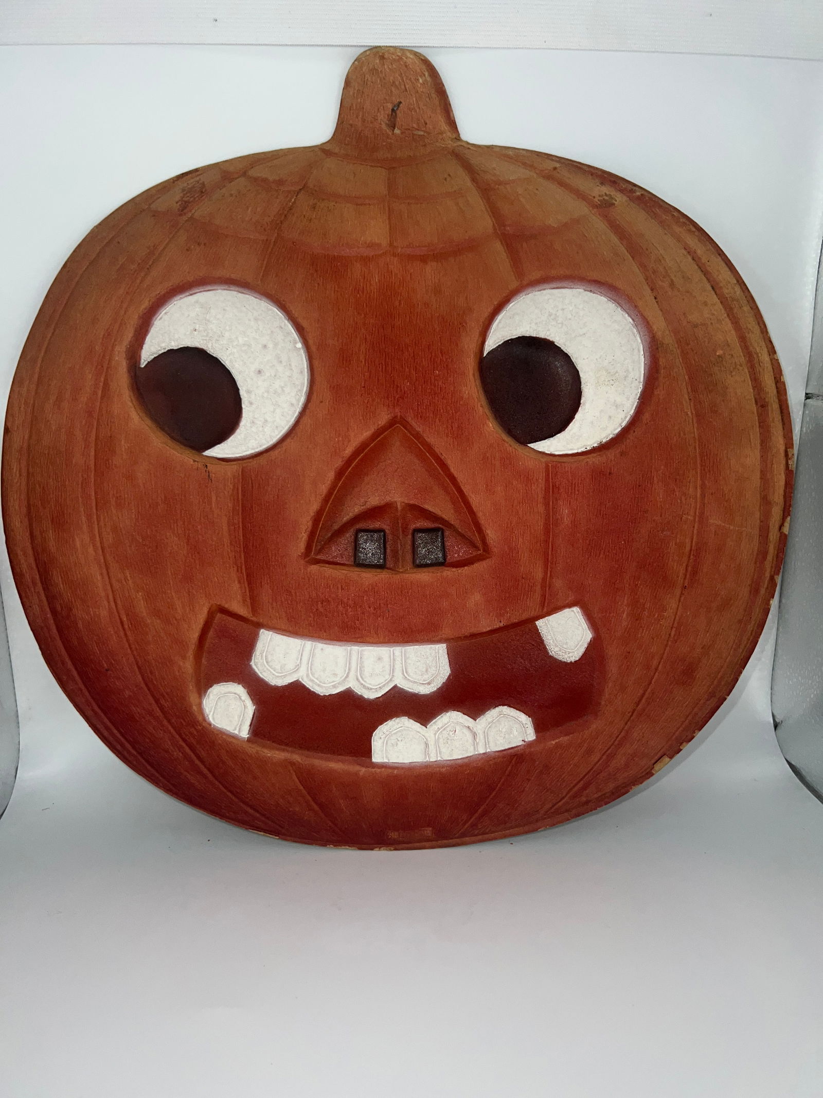 Two Paper Pulp Die Cut Embossed Jack O'Lanterns (1 of 7)