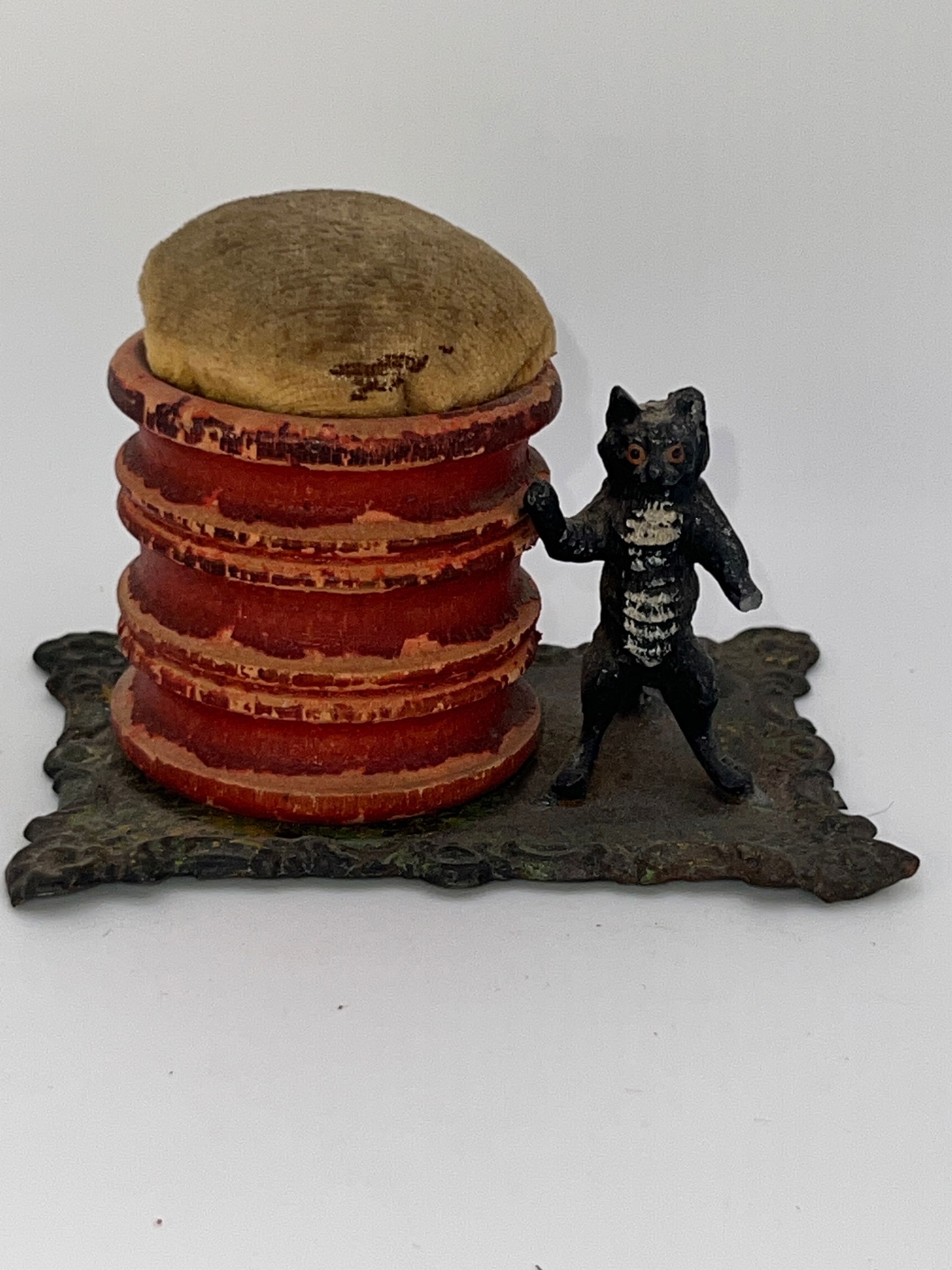 Early Folk Art Halloween Pin Cushion (1 of 6)