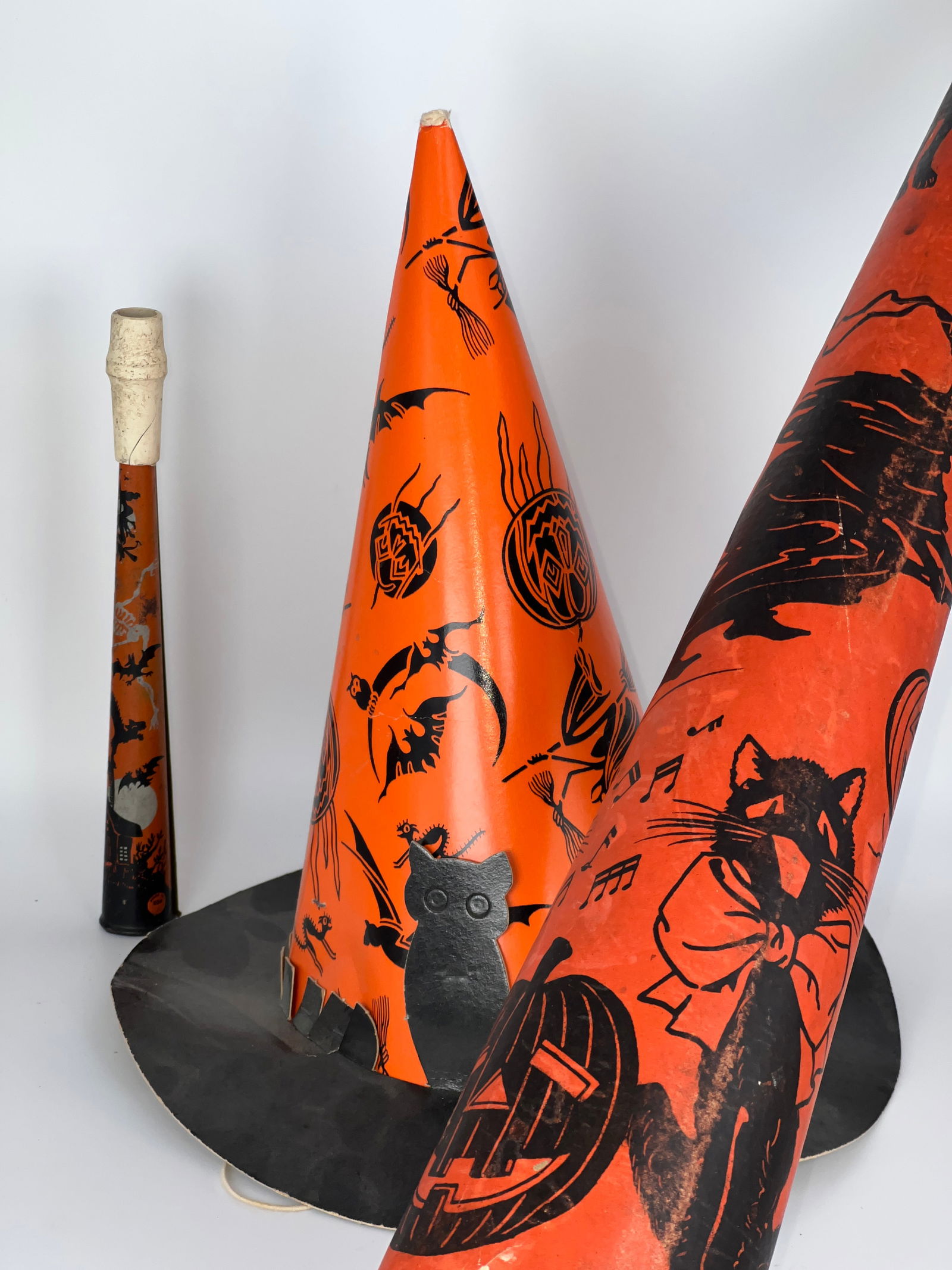 Two Halloween Horns & One Witch Hat (1 of 5)