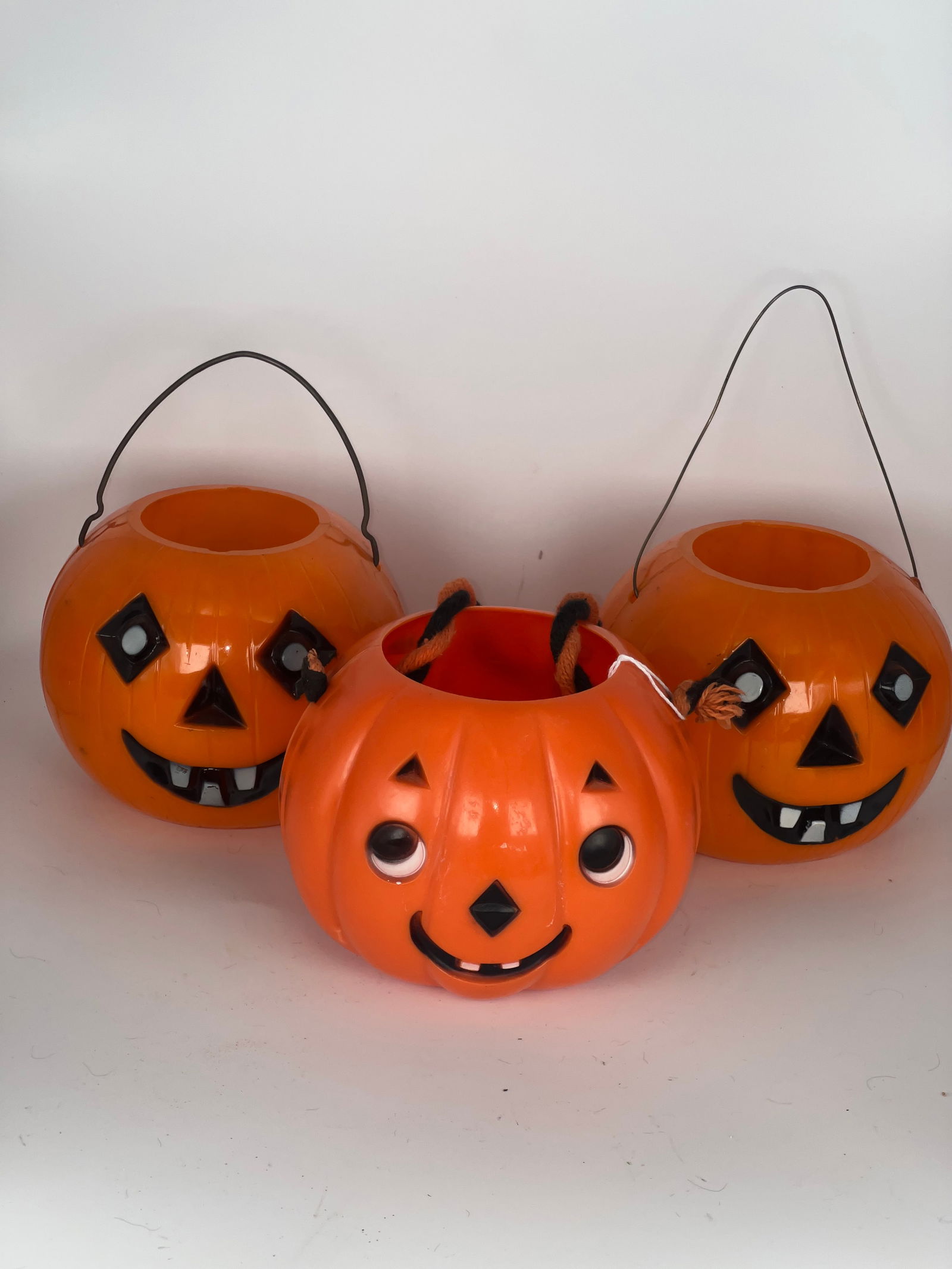Three 1950's Jack O'Lantern Candy Containers (1 of 6)