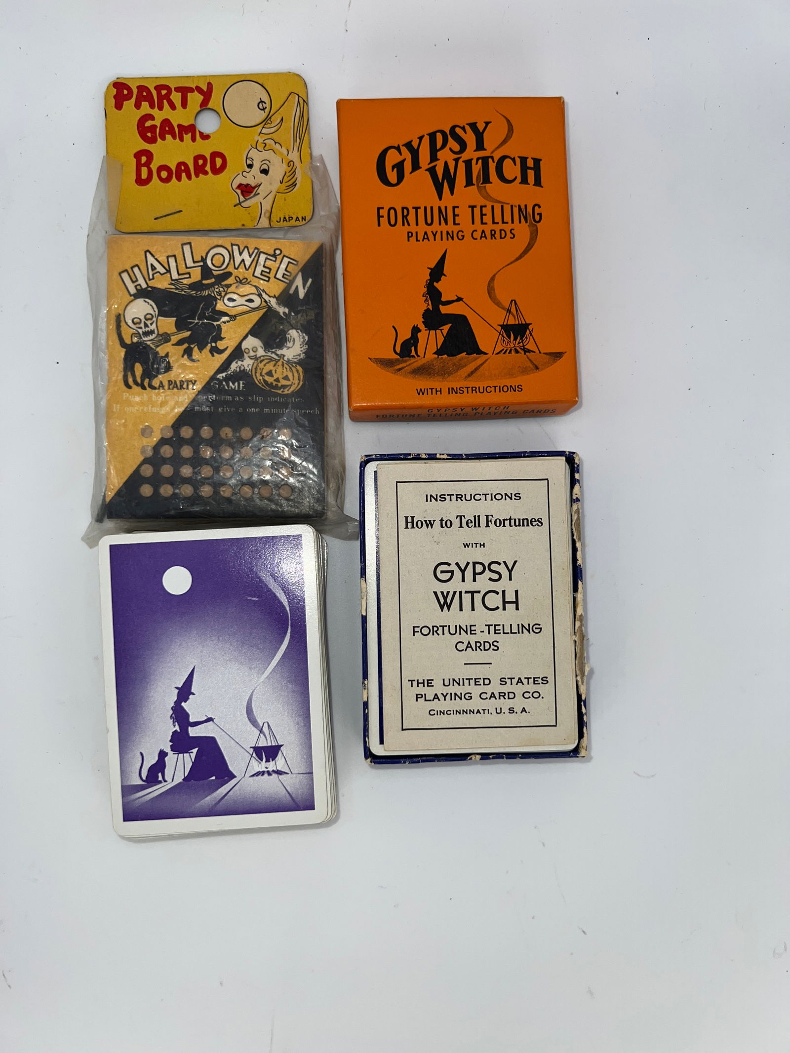 Halloween Paper Game Board & Playing Game Cards (1 of 4)