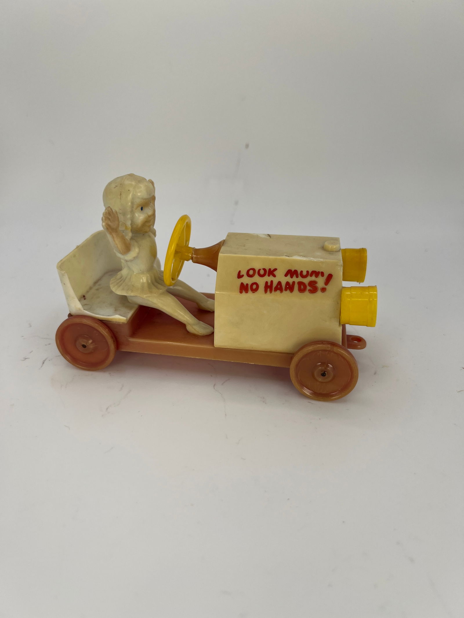 Rare Rosbro Hard Plastic Valentine Girl In Car (1 of 5)