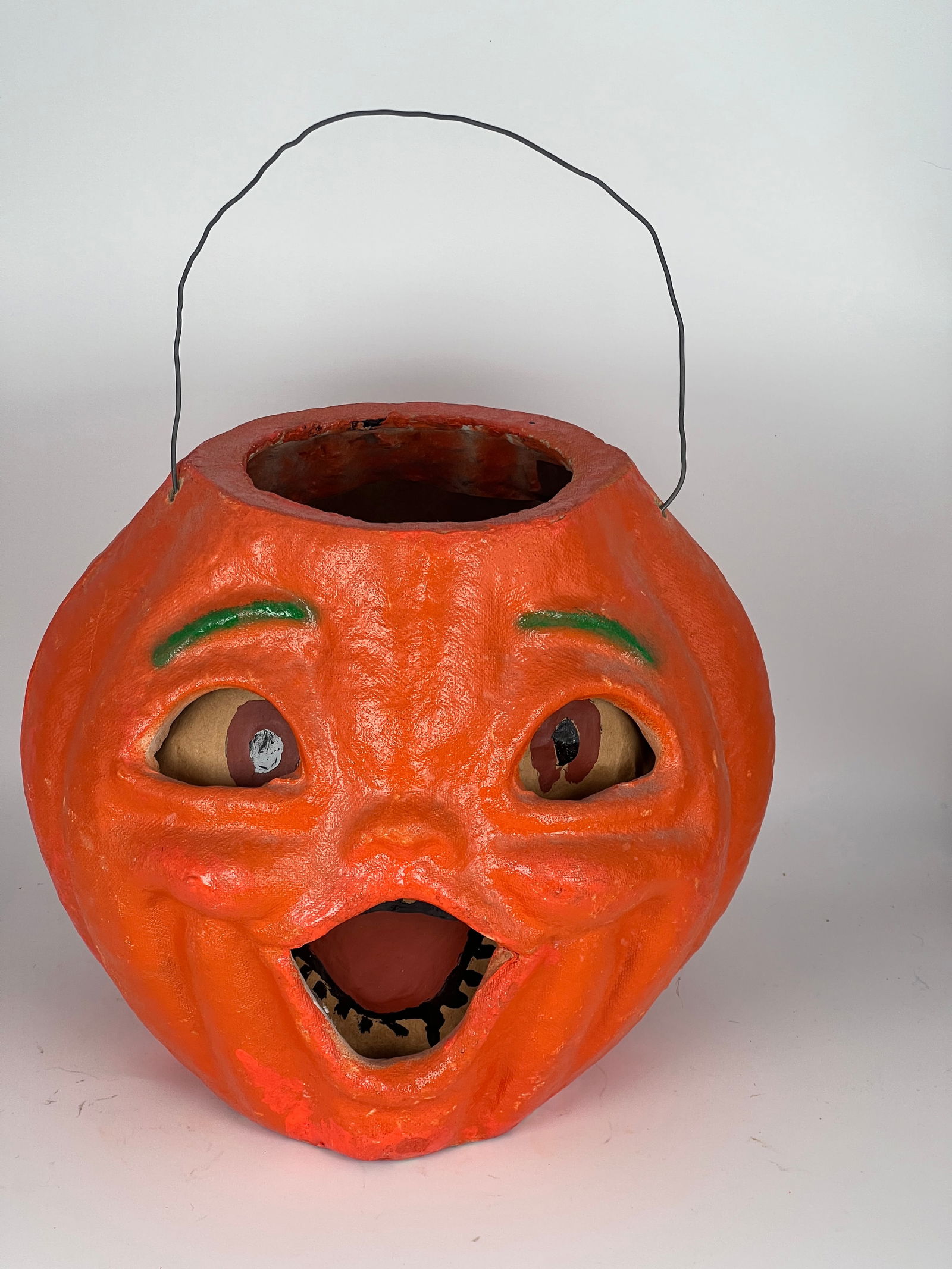 Double Faced Paper Mache Jack O'Lantern (1 of 8)