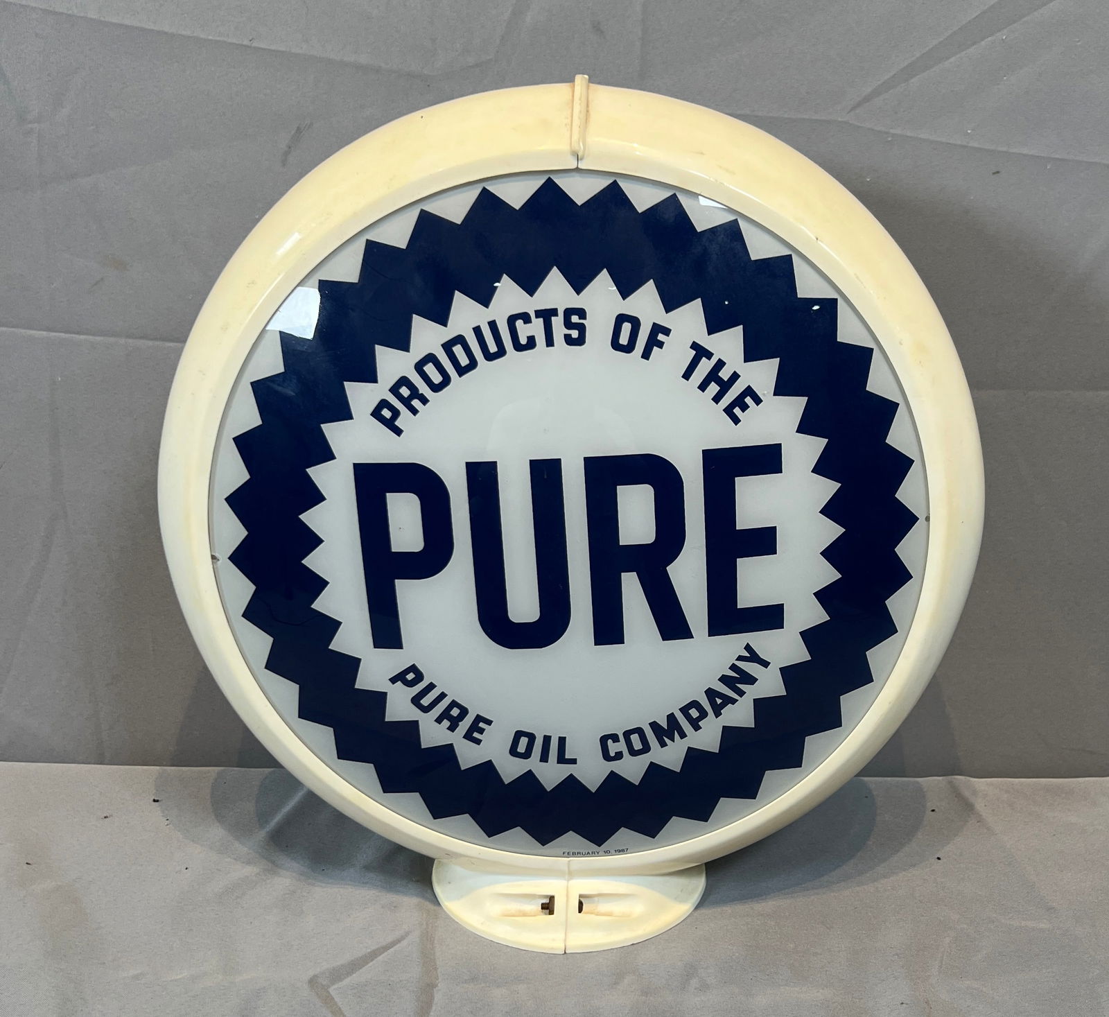 Pure Oil Company Gasoline Pump Globe (1 of 5)