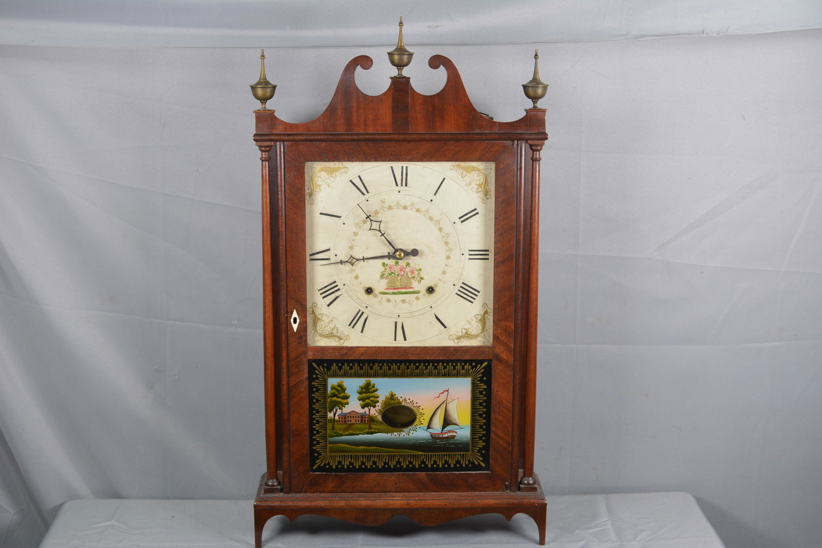 Seth Thomas Pillar and Scroll Shelf Clock (1 of 7)