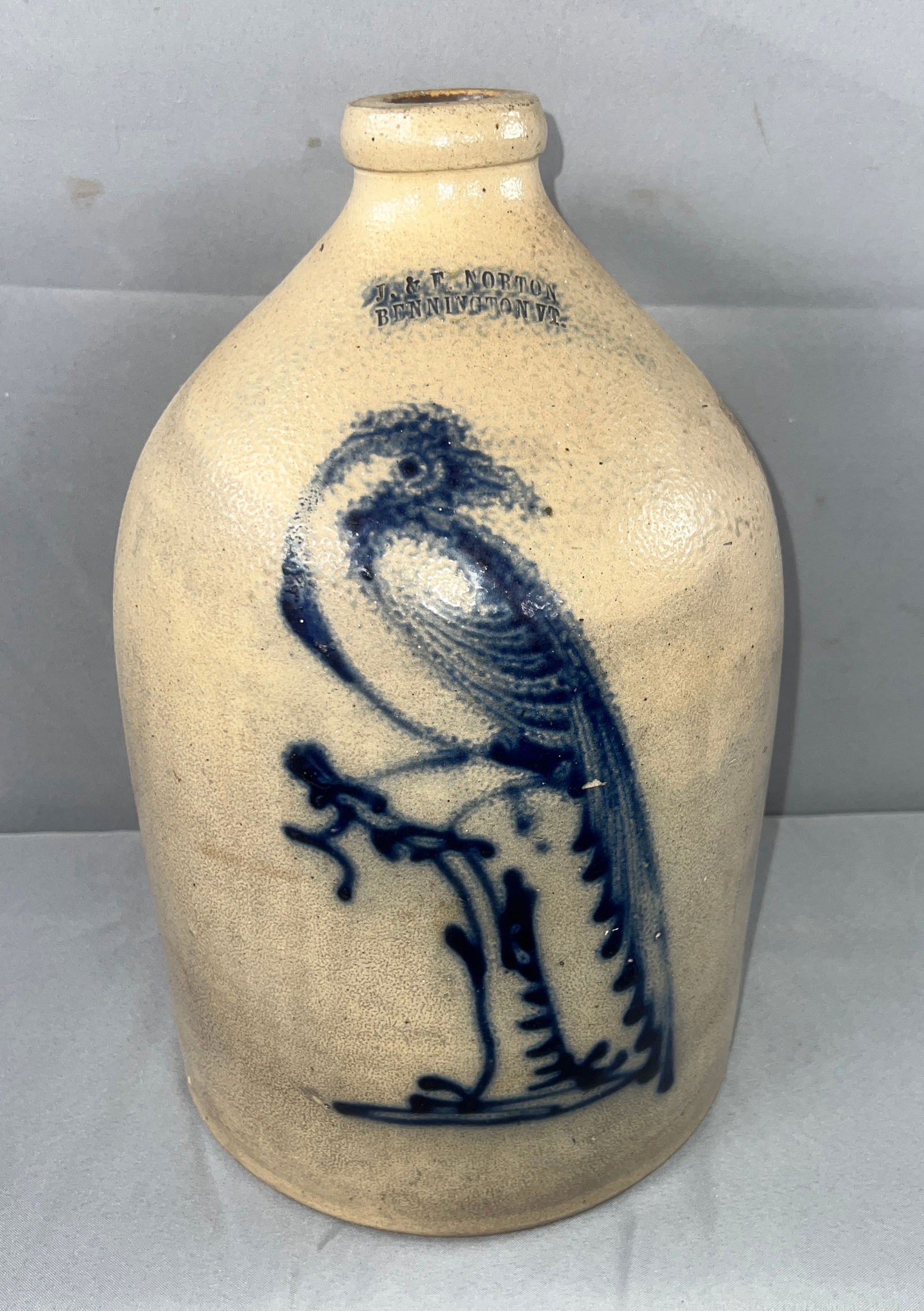 Norton Blue Decorated Jug (1 of 7)