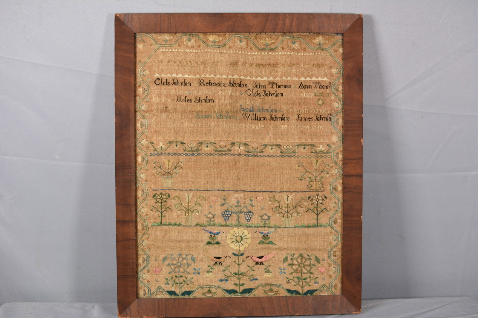 Early Sampler Elizabeth Johnston (1 of 4)