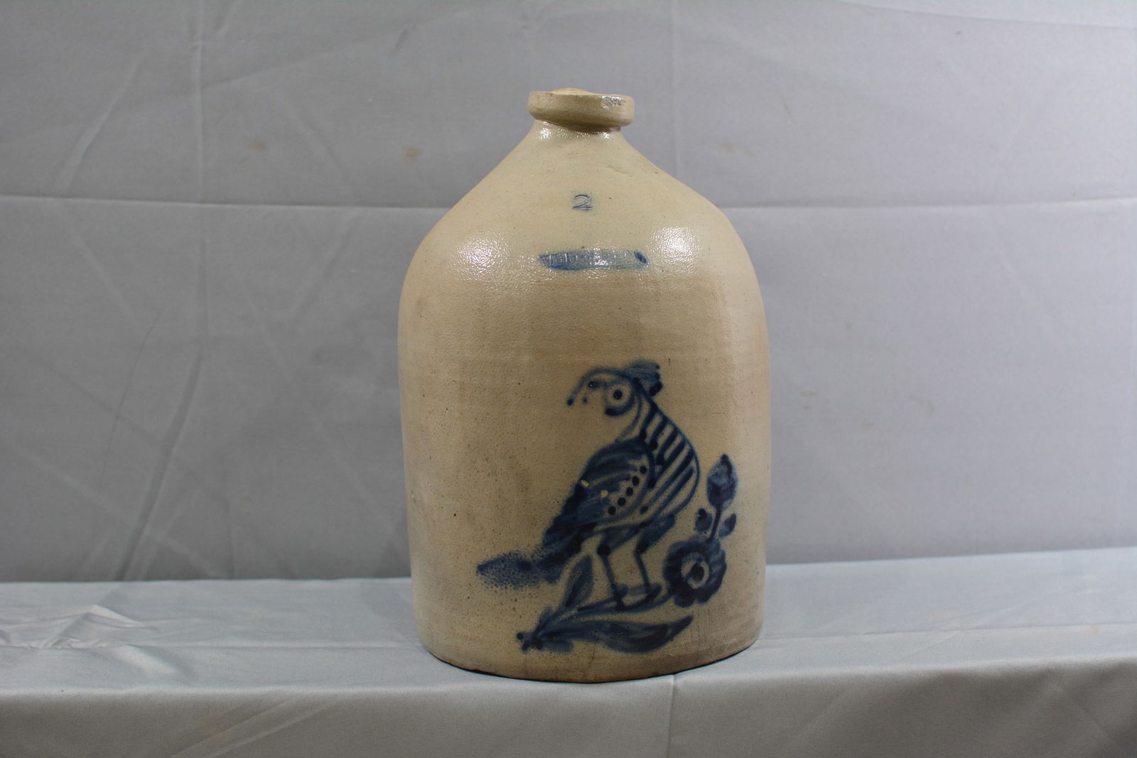 Whites Utica 2 Gal. Bird Stoneware Jug (1 of 7)