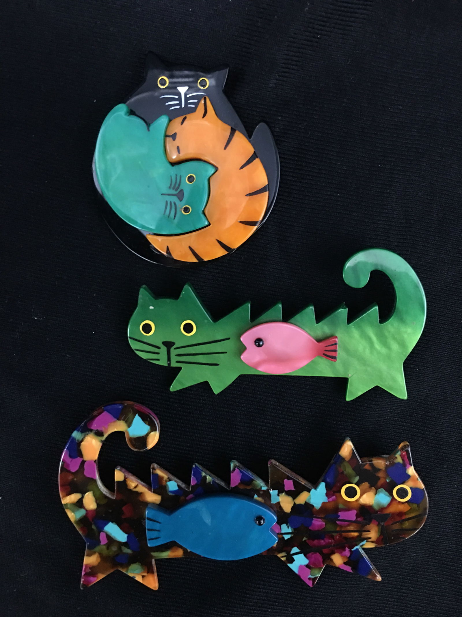 (3) Marie Christine Pavone Animal Brooches (1 of 2)