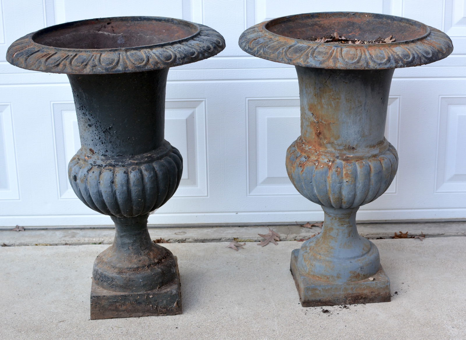 Two Cast Iron Urns (1 of 3)