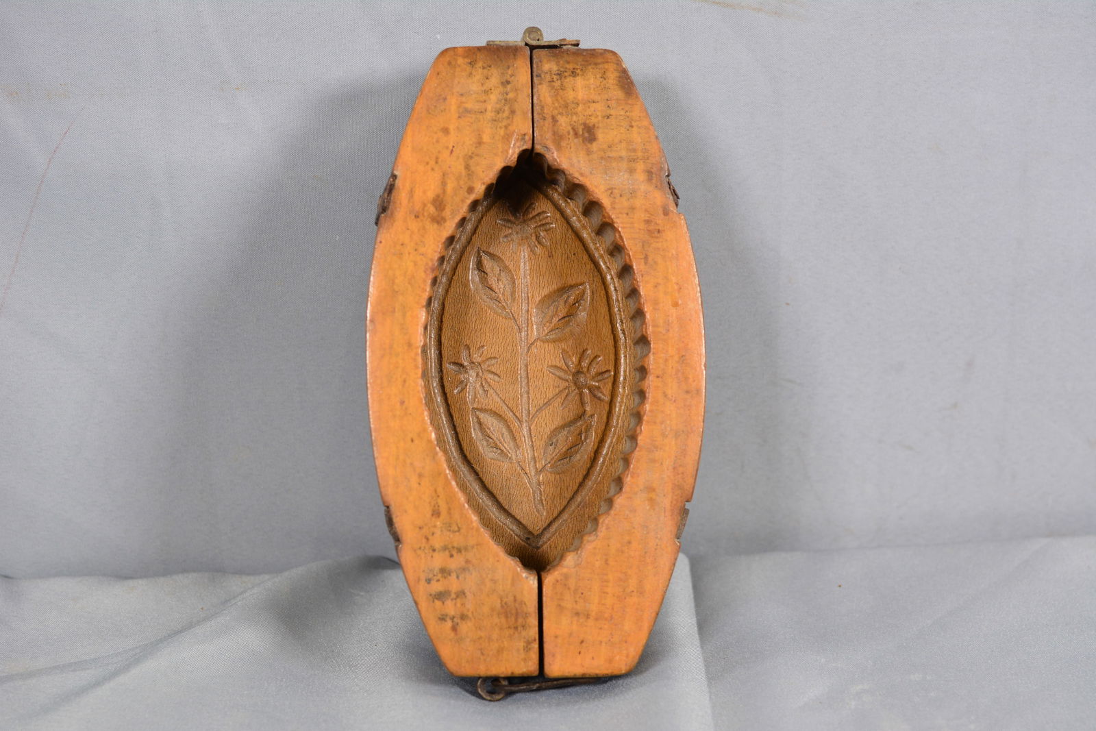 Wood & Strap Metal Butter Mold (1 of 6)