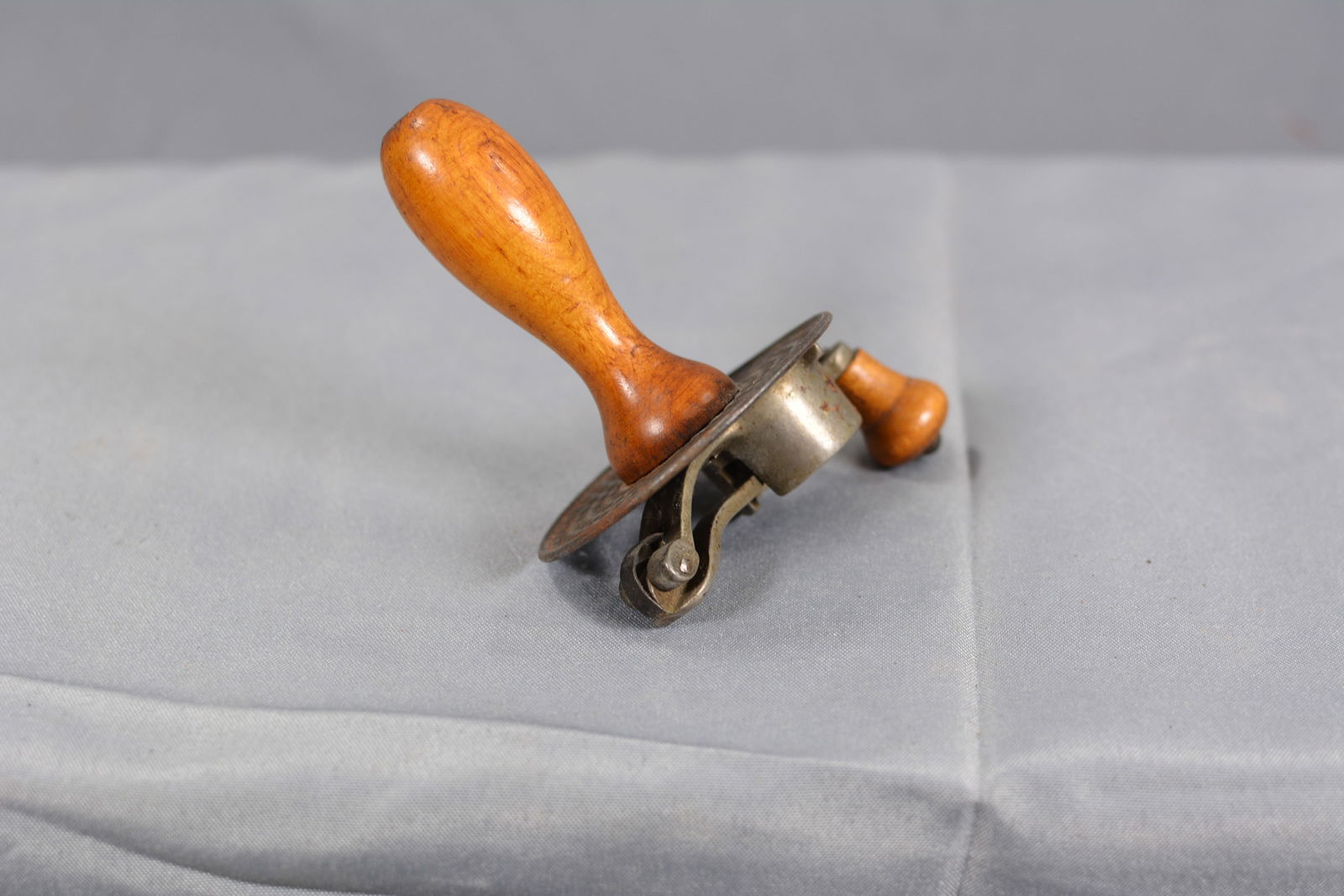 Cast Iron Wood & Tin Nutmeg Grinder (1 of 3)