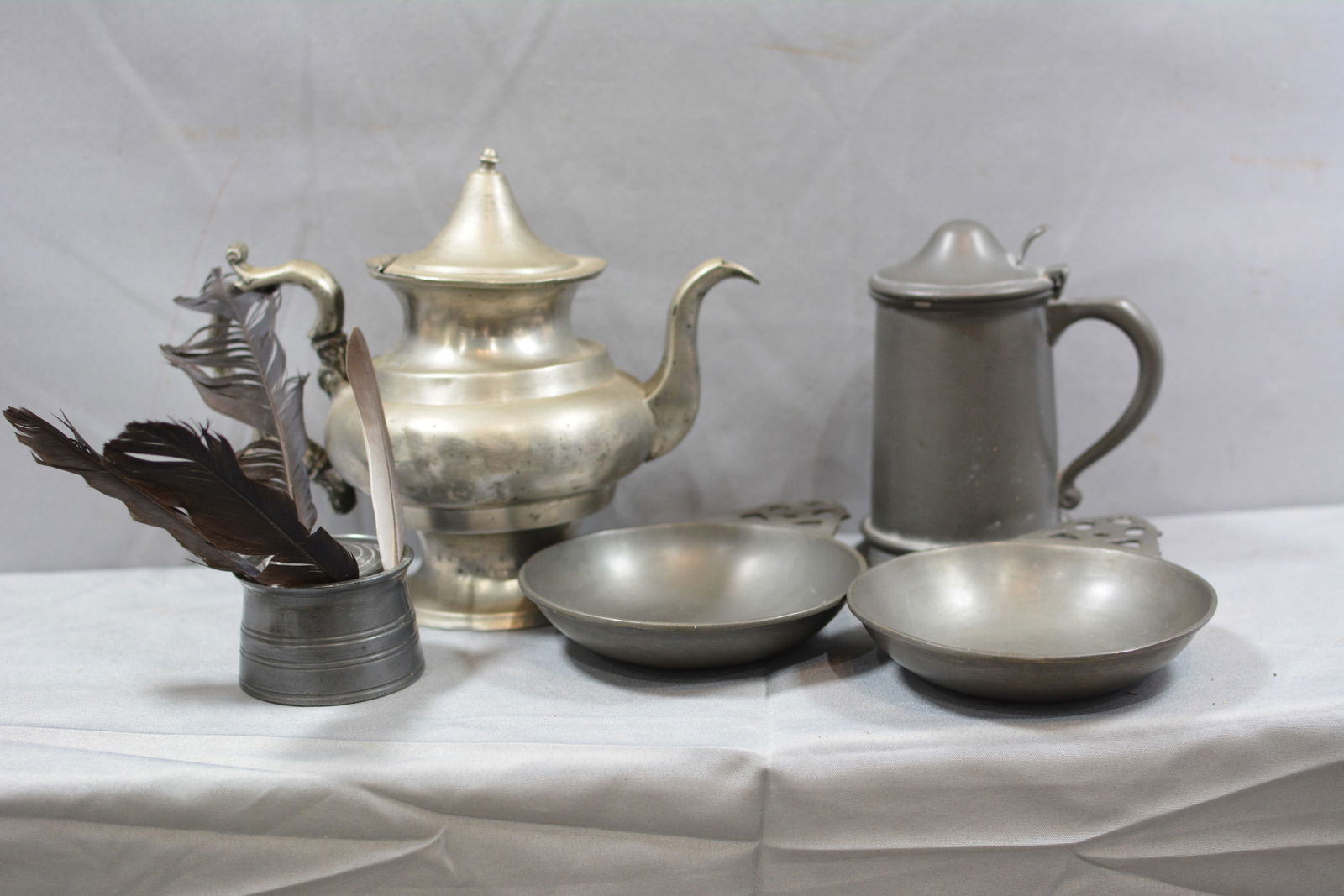 Five  Pieces of Early Pewter (1 of 6)