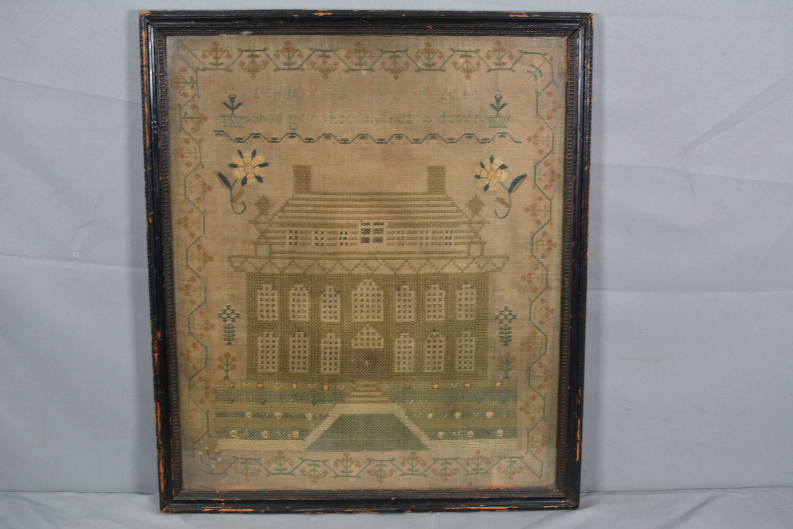 Early American Sampler By Elizabeth Eaton Aged 11 Years (1 of 5)