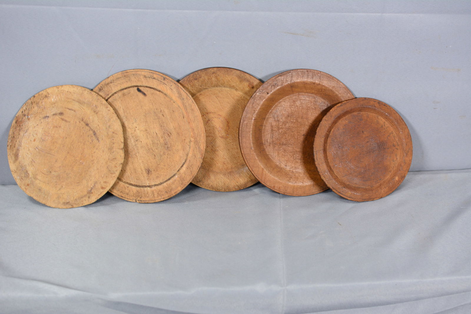 Five Treenware Plates (1 of 8)