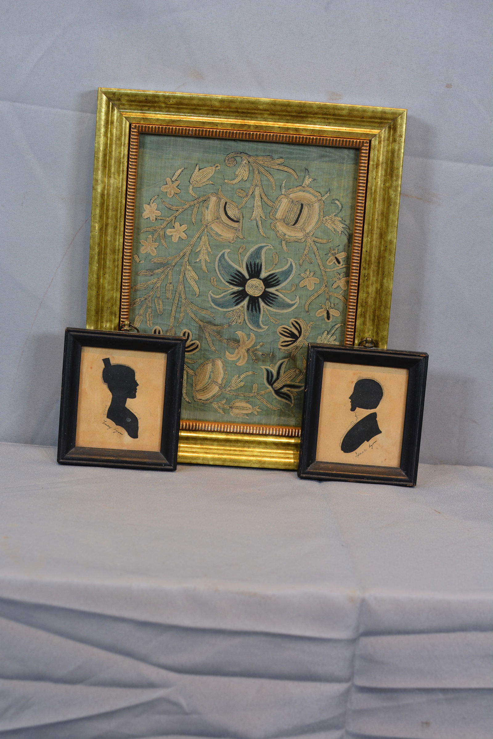 Framed Silk &  "Lyon" Portraits (1 of 6)