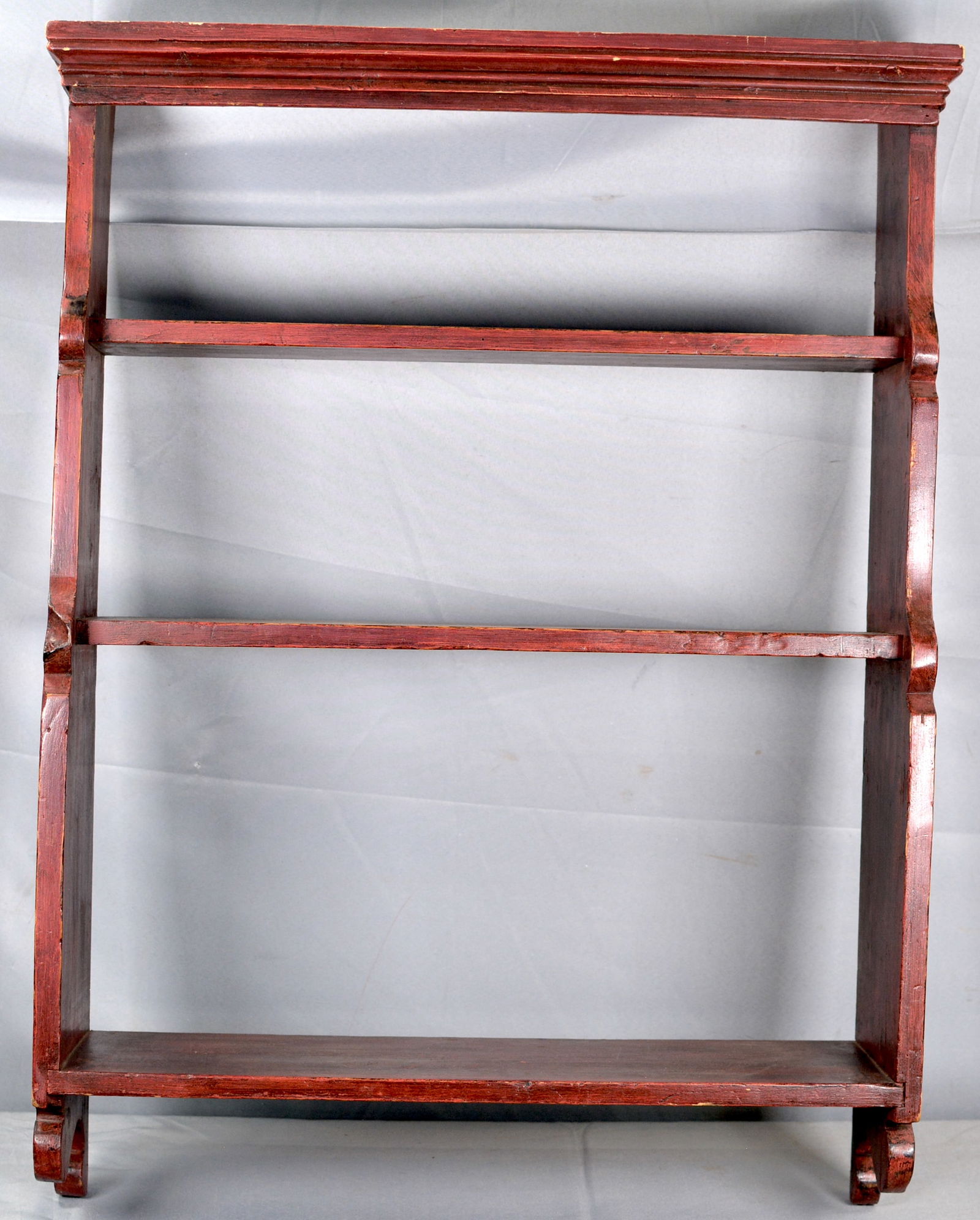 Hanging Shelf in Old Red Paint (1 of 4)