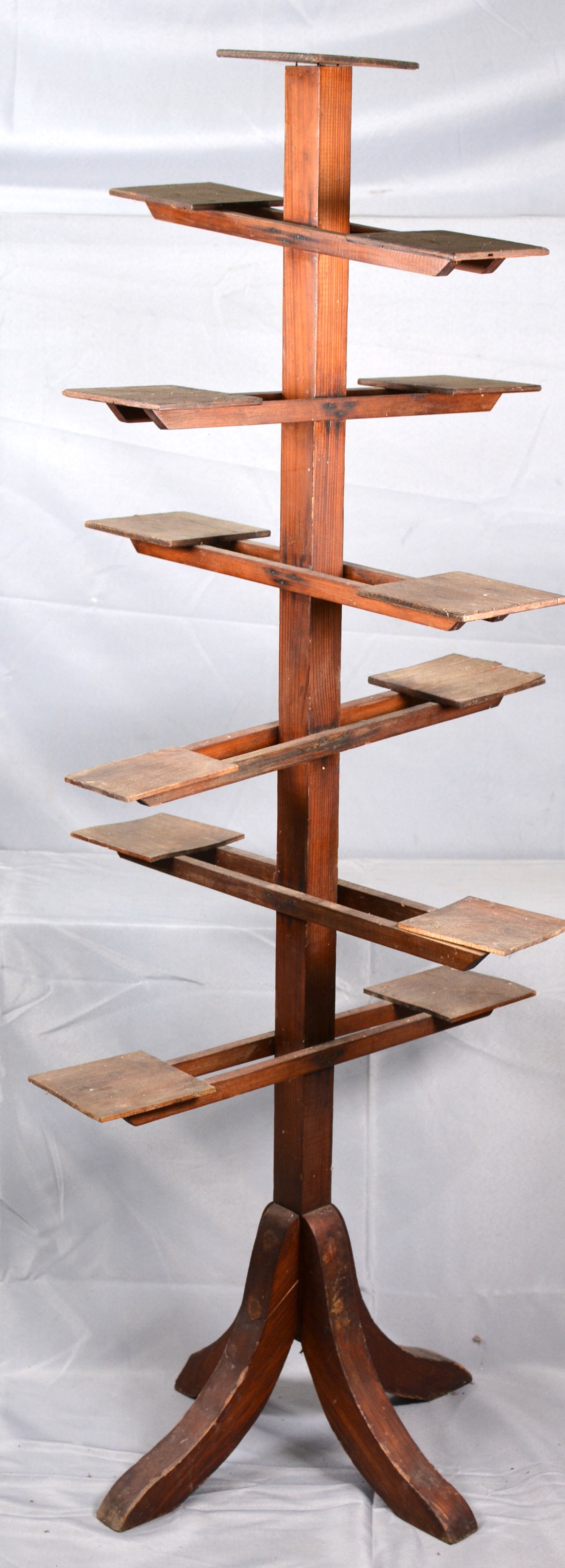 17 Tiered Wooden Plant Stand (1 of 3)