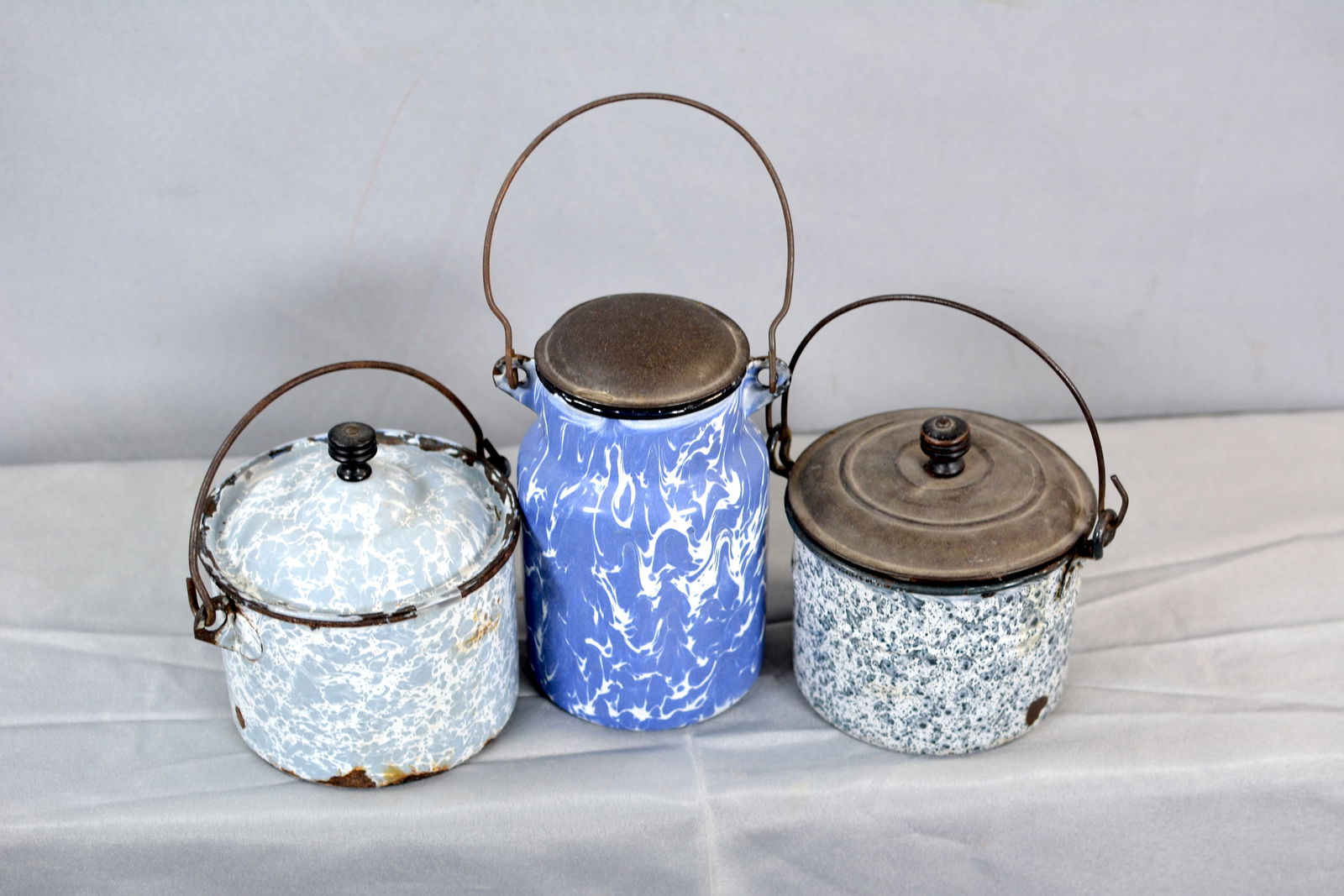 Three Pieces of Graniteware (1 of 2)