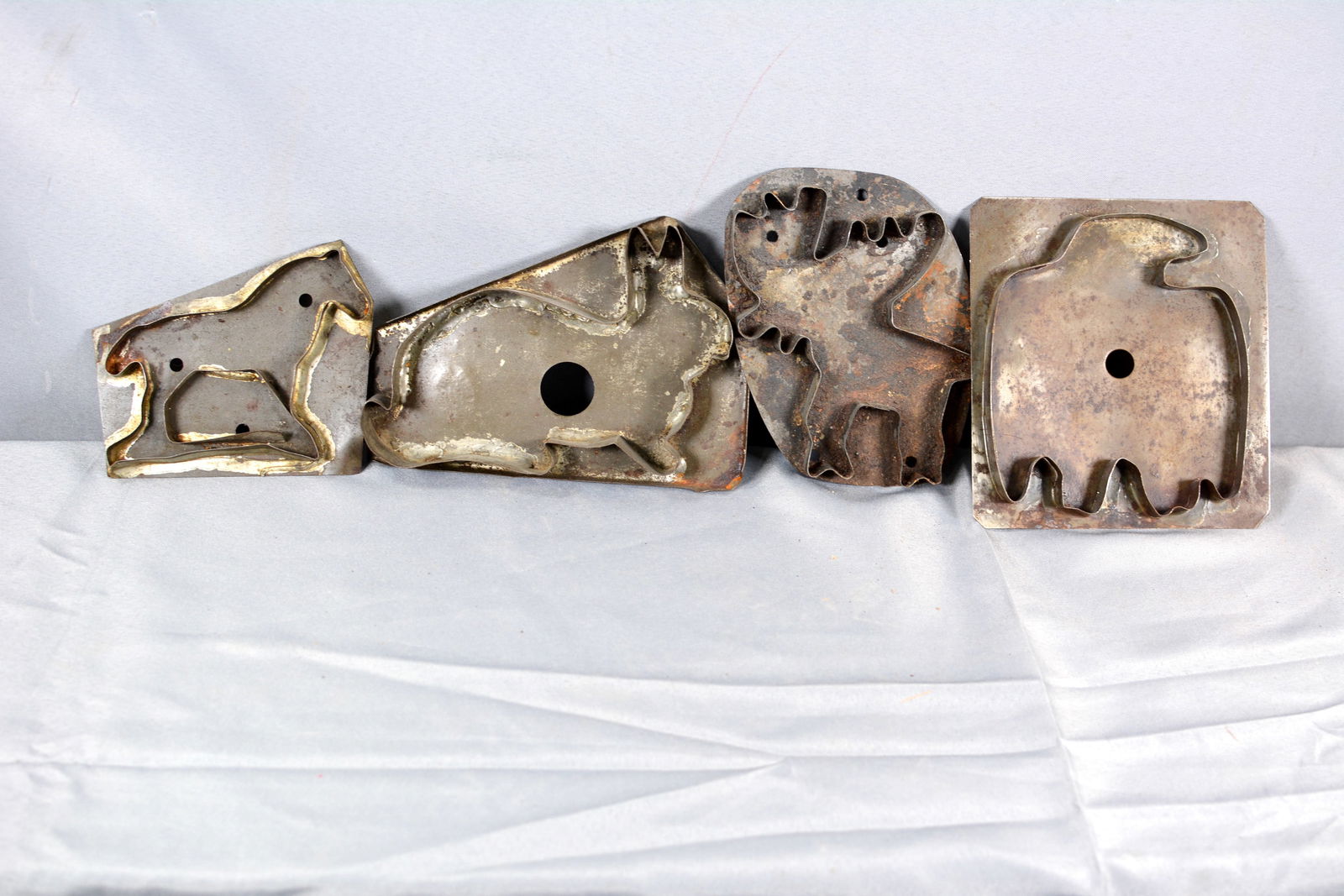 Group of Early Large Tin Cookie Cutters (1 of 6)