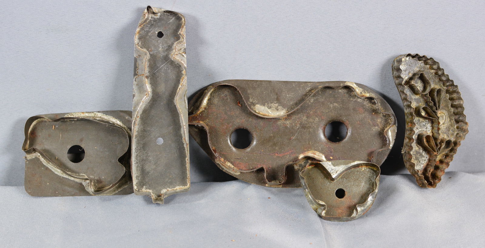 Group of Early Tin Cookie Cutters (1 of 4)
