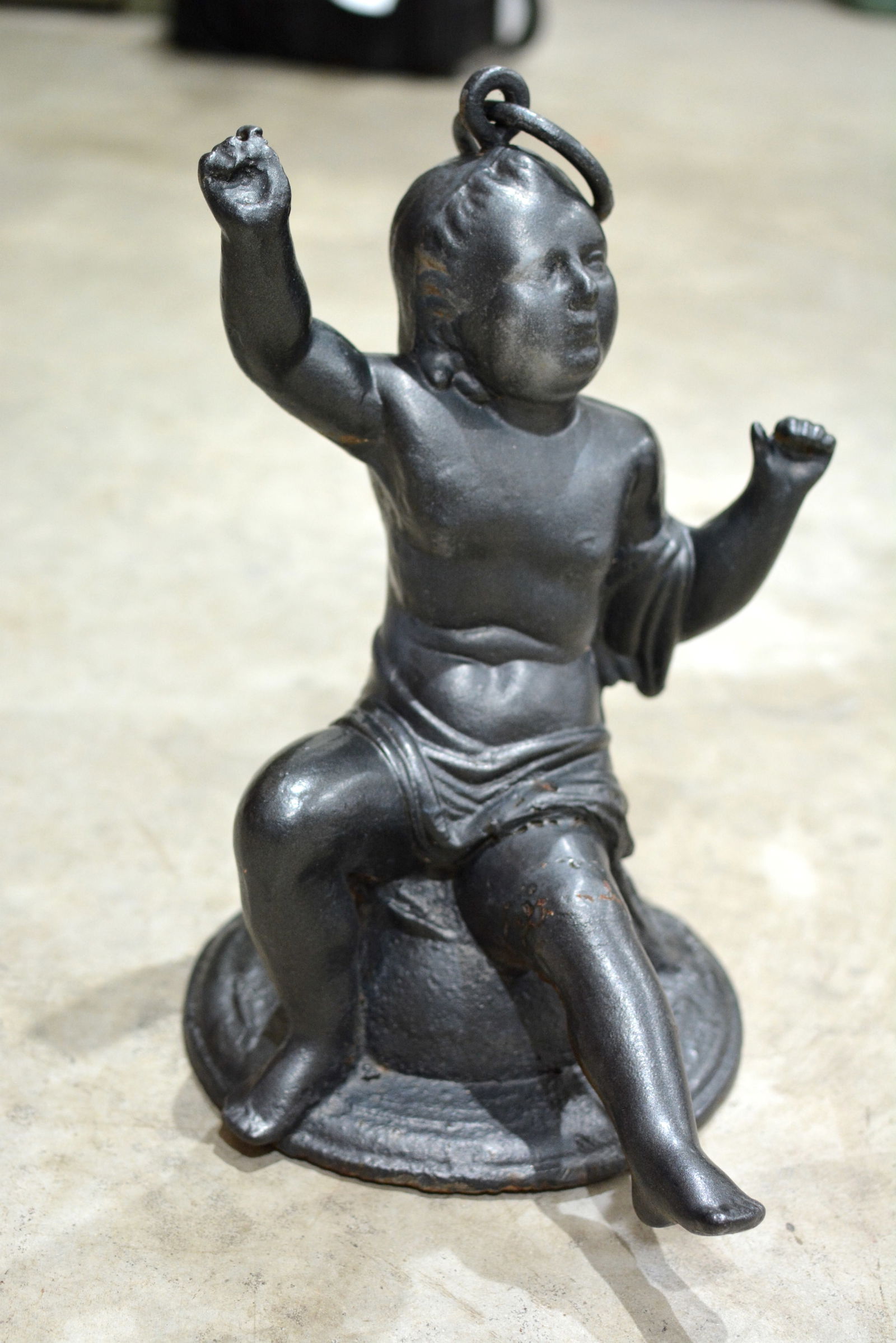 Cast Iron Seated Child Ground Tie (1 of 5)