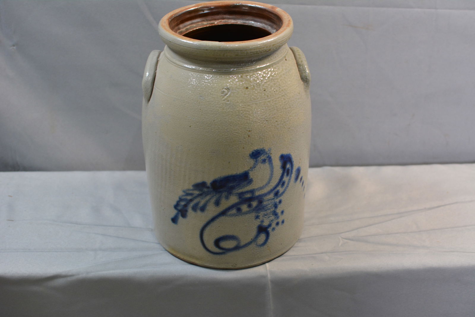 2 Gallon Blue Decorated  Bird Jar (1 of 7)