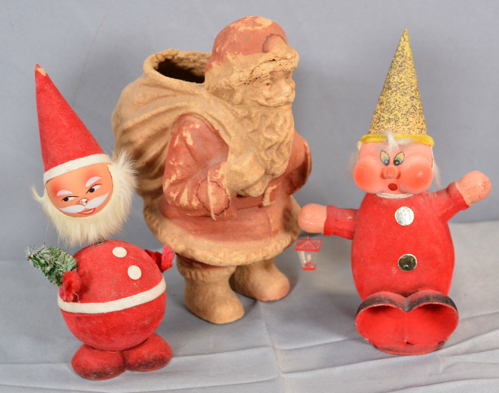 Three Vintage Santa Candy Containers (1 of 7)