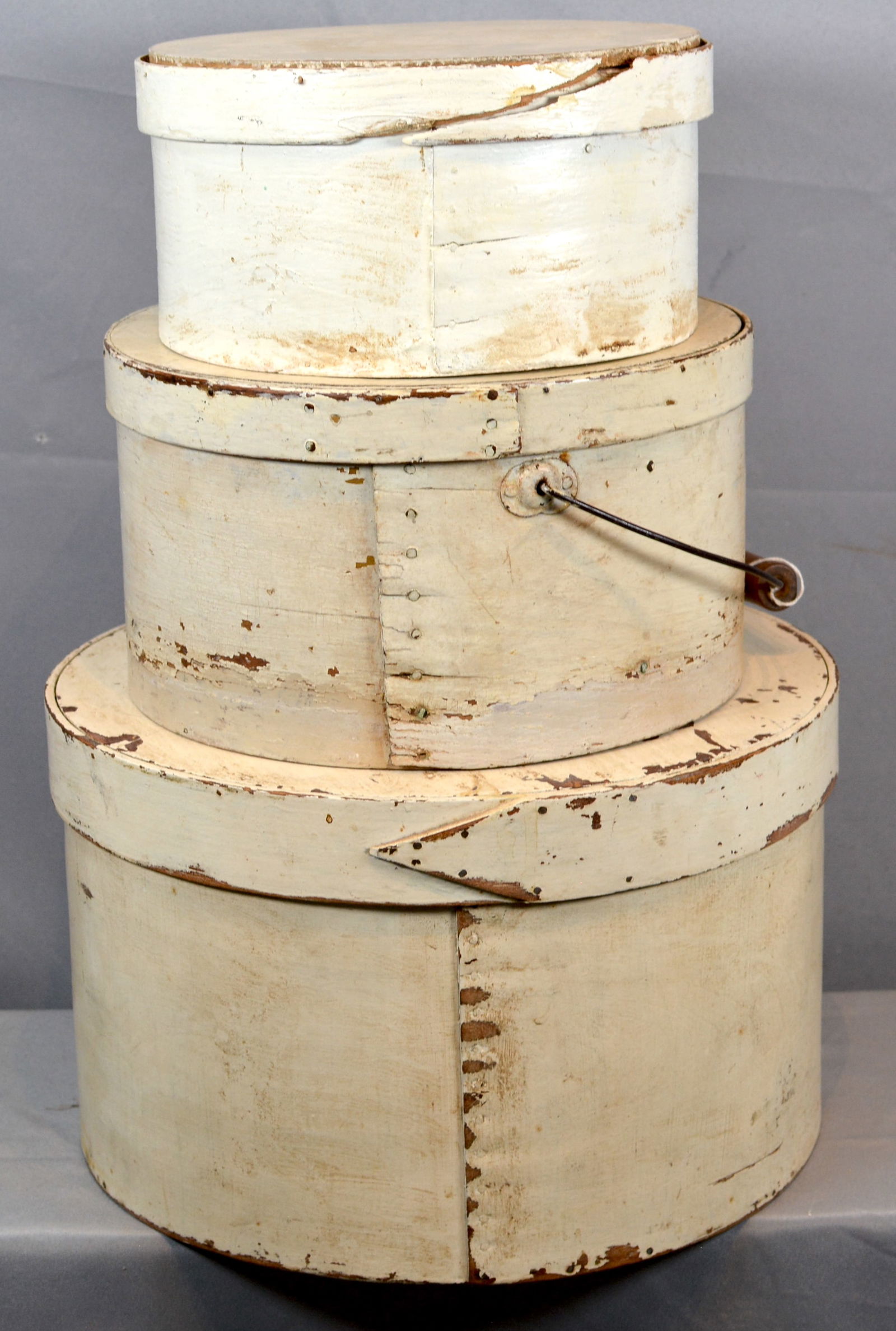 Three Pantry Boxes in Old White Paint (1 of 12)