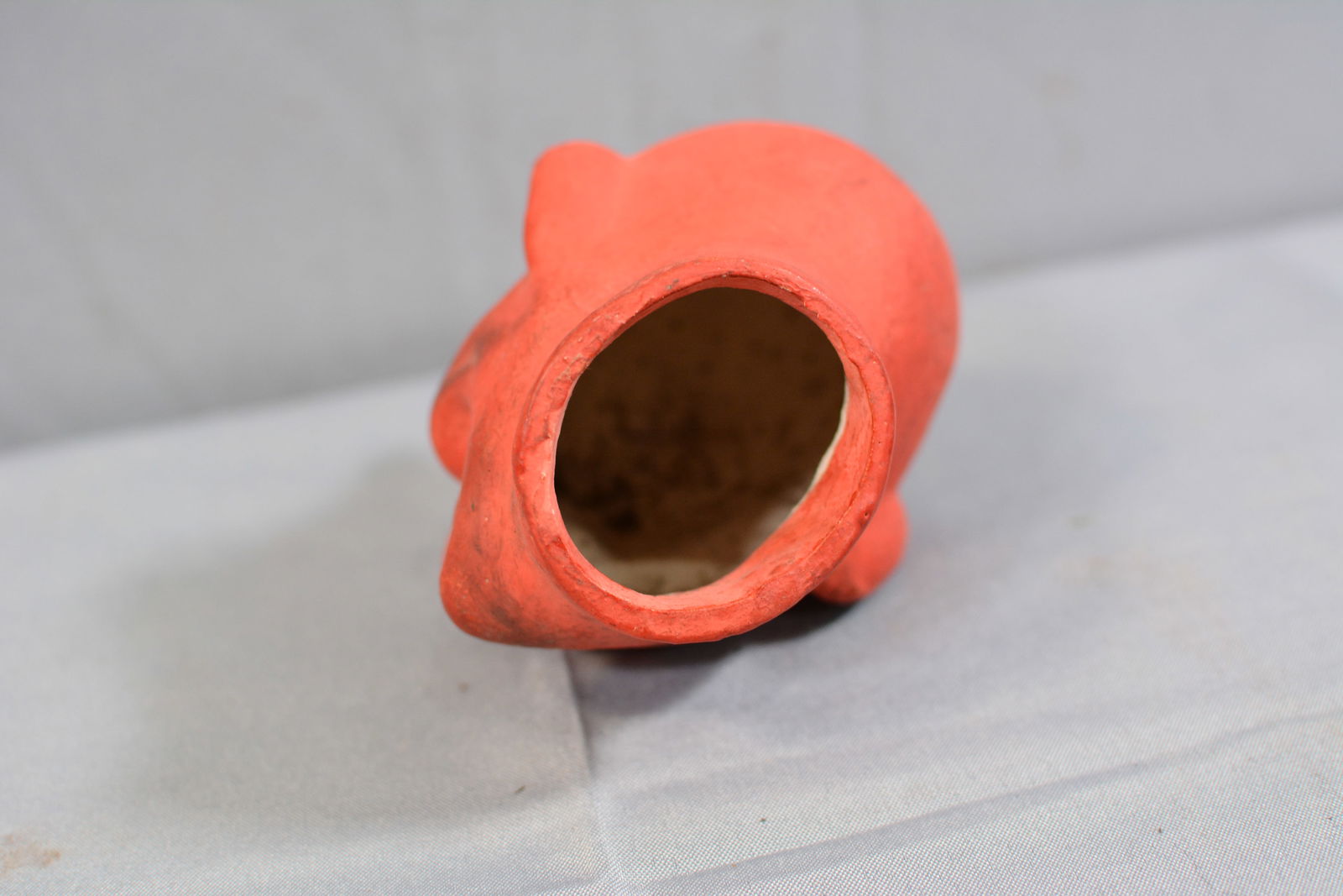 Composite devil head Krampus candy container , 4"X3" - 4