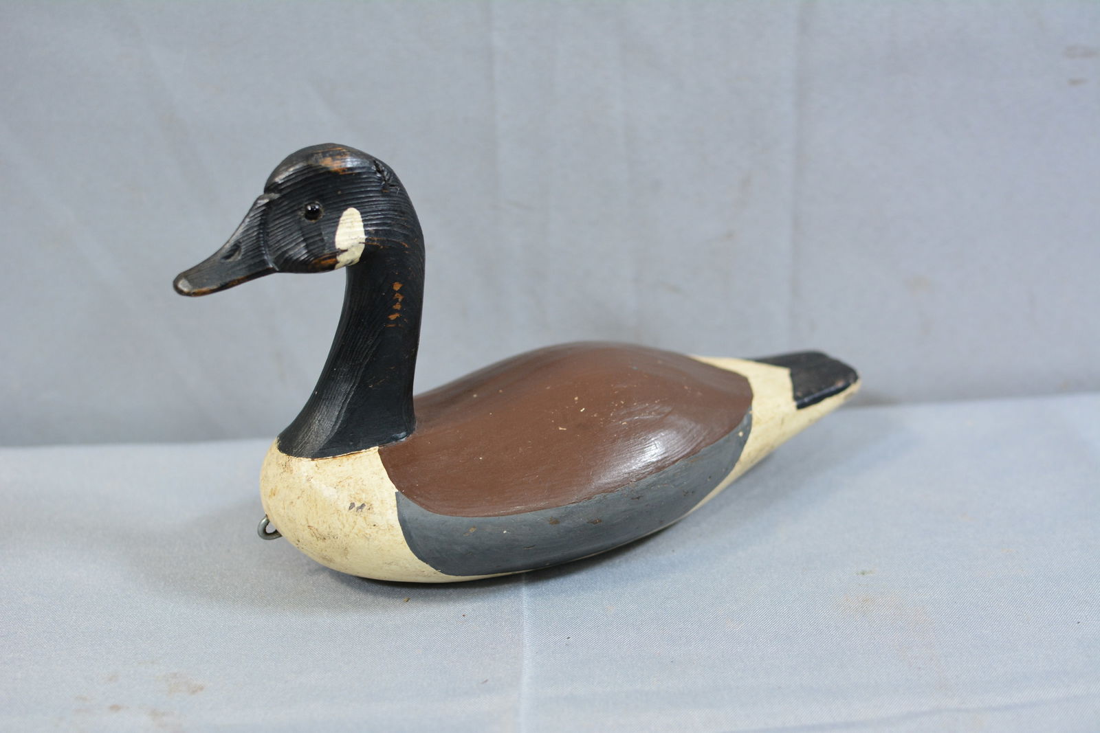 Canada goose decoy by Paxson Johnson Family of VA, ca. 1960's embossed on bottom R.B.B. 13"X&"X7": Canada goose decoy by Paxson Johnson Family of VA, ca. 1960's embossed on bottom R.B.B. 13"X&"X7"