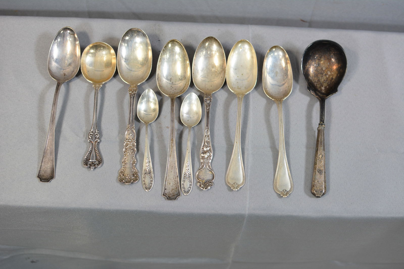 Assorted sterling silver spoons, 17 oz of sterling (1 of 2)