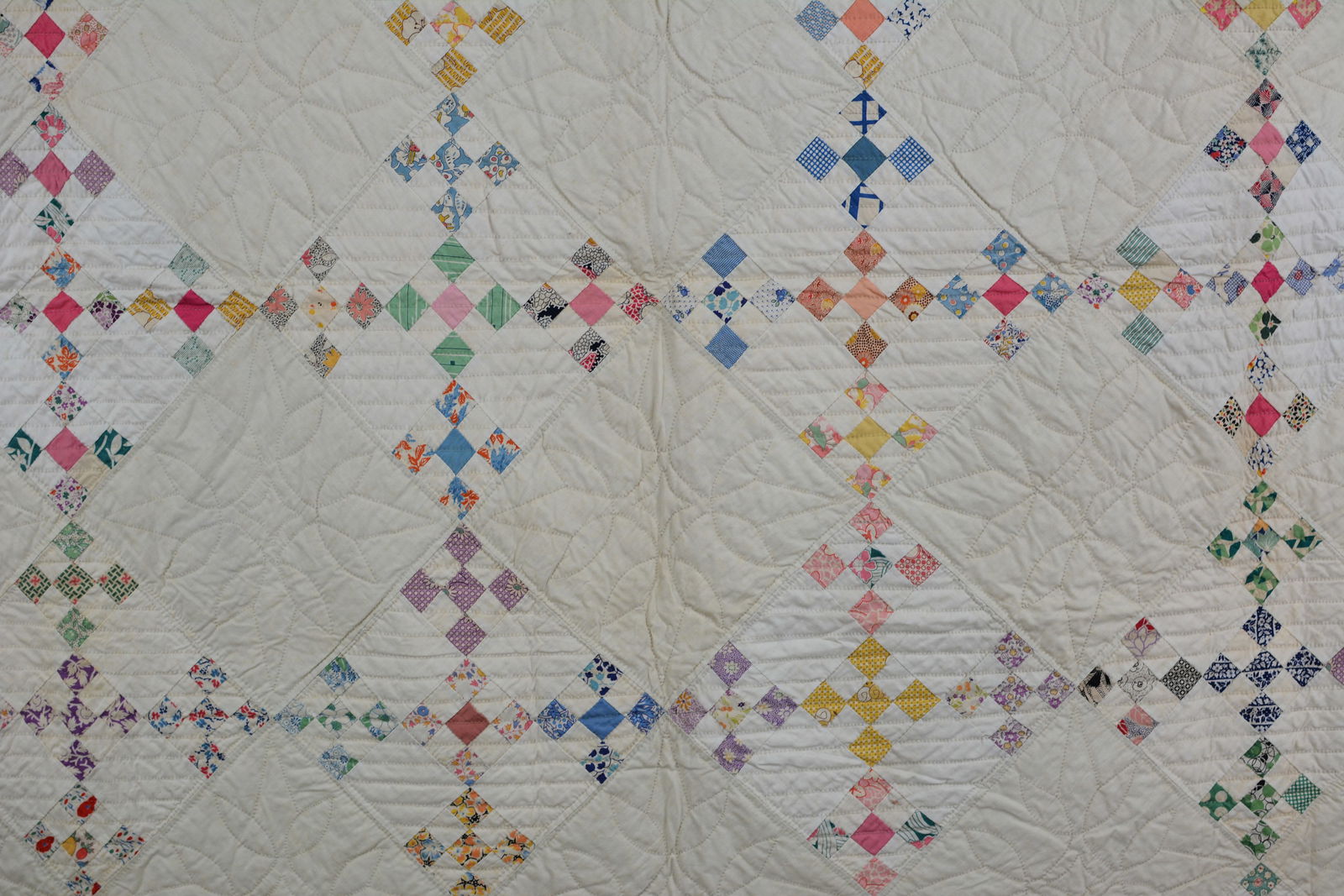 Nine Patch Variation 86"L x 74"W - 2