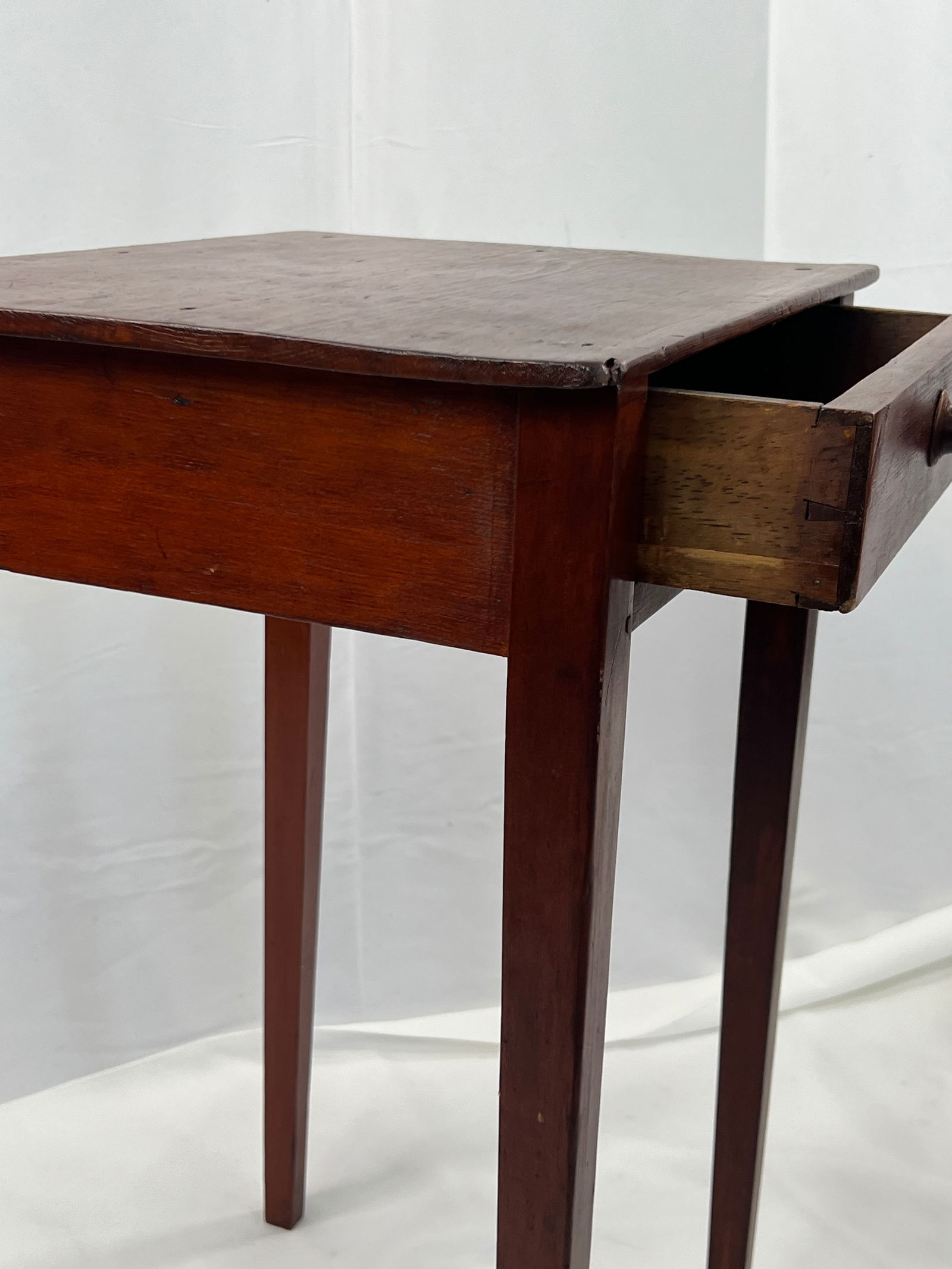 Oval Top Candle Stand and One Drawer Stand - 2