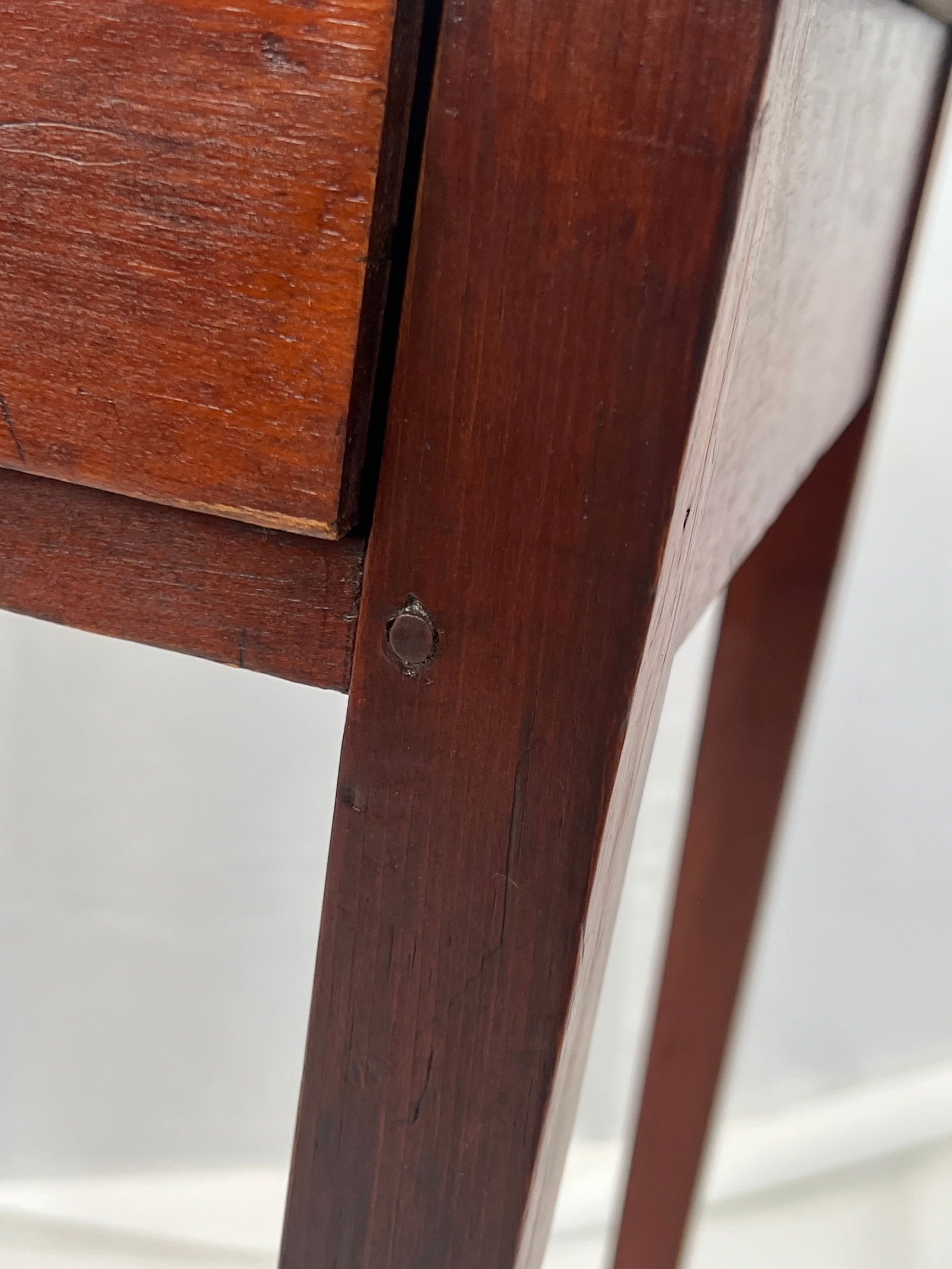 Oval Top Candle Stand and One Drawer Stand - 3